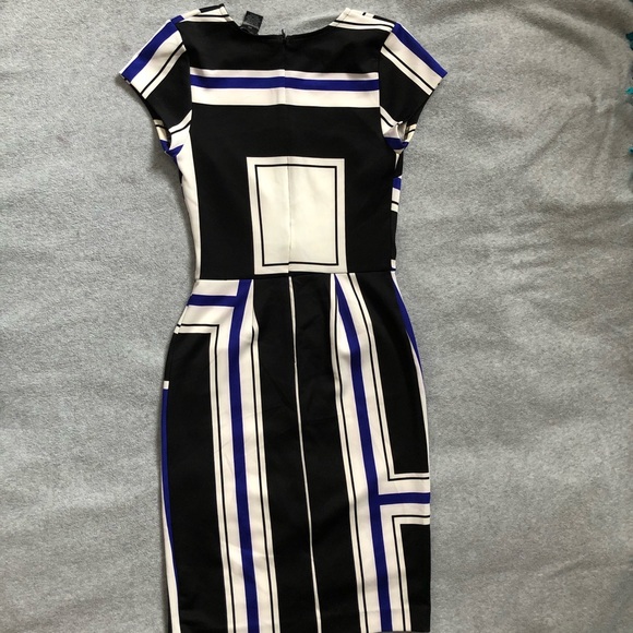 AQUA (Bloomingdales brand) Striped Body Con Dress - Picture 5 of 5